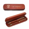 Air Force Cherrywood Double Pen And Box Set