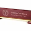US Air Force Personalized Desktop Walnut Name Plate