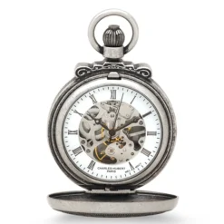 Lion & Shield Mechanical Charles Hubert Pocket Watch & Chain #3866-S