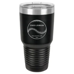 Baseball Coach S Black Polar Camel Tumbler