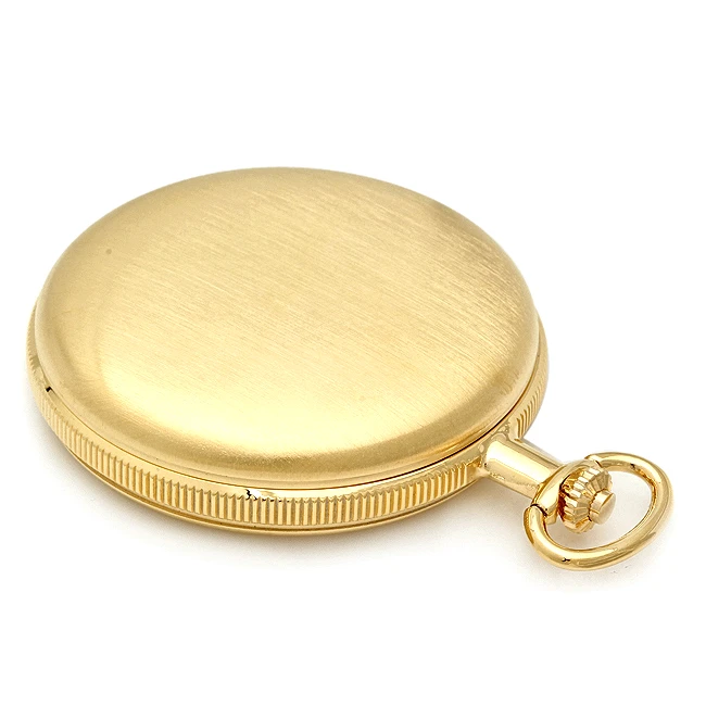 Engraved Gold Mechanical Charles Hubert Pocket Watch & Chain #3789-G 2 Engraved Gold Mechanical Charles Hubert Pocket Watch & Chain #3789-G - Image 2