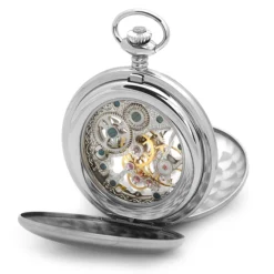 Engraved Stainless Steel Charles Hubert Pocket Watch & Chain #3780-W -Deals Zippo Gifts Store brushed stainless steel mechanical pocket watch chain by charles hubert 3780 w 98