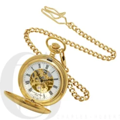 Dual Opening Gold Mechanical Charles Hubert Pocket Watch & Chain #3575-G -Deals Zippo Gifts Store dual opening gold mechanical pocket watch chain by charles hubert 3575 g 112