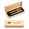 Elegance Collection Maple Wood Personalized Pen & Pencil Set For Football