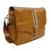 European Messenger Bag By Piel Leather - Free Personalization