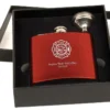Firefighter S Personalized Red Flask & Funnel Gift Set