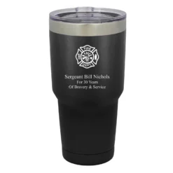 Firefighter S Shield Personalized 30 Ounce Tumbler