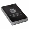 Firefighter S Shield Personalized Black Marble Paperweig`