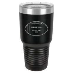 Football Coach S Black Polar Camel Tumbler