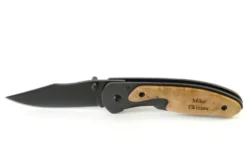 Personalized Wood & Steel Lockblade Knife With Belt Clip -Deals Zippo Gifts Store gunmetal camouflage lockblade knife with belt clip 72