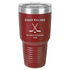 Hockey Coach S Maroon Polar Camel Tumbler