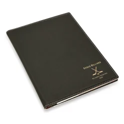 Hockey Coach S Personalized Black Leatherette Portfolio