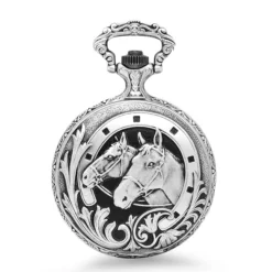 Horse And Horseshoe Charles Hubert Pocket Watch & Chain #3530