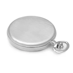 Engraved Silver Mechanical Charles Hubert Pocket Watch & Chain #3789-W -Deals Zippo Gifts Store large brushed silver mechanical pocket watch chain by charles hubert 3789 w 88
