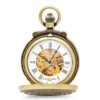Lion Theme Mechanical Charles Hubert Pocket Watch & Chain #3866-G
