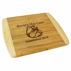 Man Cave Two Tone Bamboo Cutting Board P