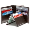 Men S Bifold Wallet With Removable Credit Card/ID Sleeve