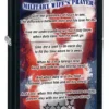 Military Wife S Prayer Black Matte Zippo Lighter - ID# 2`