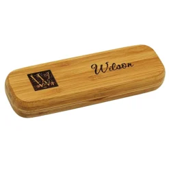 Monogram Bamboo Engraved Wood Pen And Box