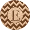 Monogram Personalized Cork Drink CoasterP