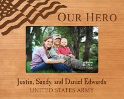 Our Hero Personalized 4 X 6 Picture FramP