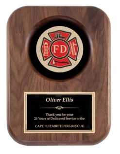 Personalized Firefighter S Shield PlaquP