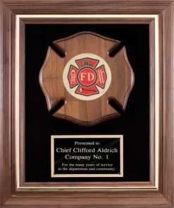 Personalized Maltese Cross Firefighter S Frame