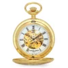 Gold Mechanical Charles Hubert Pocket Watch And Chain #3536