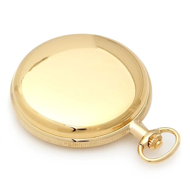 Engraved Gold Mechanical Charles Hubert Pocket Watch & Chain #3576-G 2 Engraved Gold Mechanical Charles Hubert Pocket Watch & Chain #3576-G - Image 2