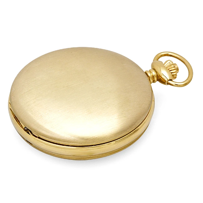 Engraved Gold Mechanical Charles Hubert Pocket Watch & Chain #3780-G 2 Engraved Gold Mechanical Charles Hubert Pocket Watch & Chain #3780-G - Image 2