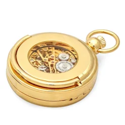 Gold Picture Frame Mechanical Charles Hubert Pocket Watch & Chain #3848 -Deals Zippo Gifts Store polished gold picture frame mechanical pocket watch chain by charles hubert 3848 101