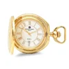 Gold Quartz Charles Hubert Pocket Watch & Chain #3781