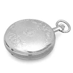 Polished Silver Mechanical Pocket Watch & Chain By Charles Hubert #3537 -Deals Zippo Gifts Store polished silver mechanical pocket watch chain by charles hubert 3537 203