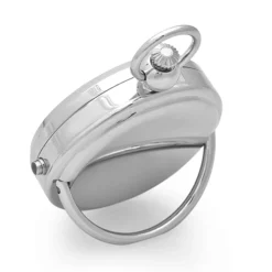 Silver Picture Frame Quartz Charles Hubert Pocket Watch & Chain #3851 -Deals Zippo Gifts Store polished silver picture frame quartz pocket watch chain by charles hubert 3851 101