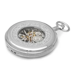 Silver Charles Hubert Mechanical Pocket Watch & Chain #3909-W -Deals Zippo Gifts Store polished silver pocket watch chain by charles hubert 3909 w 85