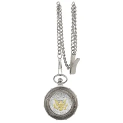 Presidential Seal Half Dollar Pocket Watch -Deals Zippo Gifts Store presidential seal half dollar pocket watch with train cover on back 81