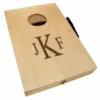 Roman Monogram Mini Cornhole Game