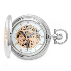 Rose Gold Charles Hubert Pocket Watch & Chain #3805