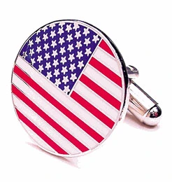 Round American Flag Cuff@