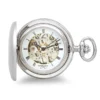 Engraved Mechanical Charles Hubert Pocket Watch & Chain `