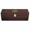 Script Monogram Single Bottle Wine Presentation Box With Tools