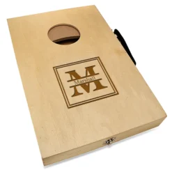 Split Monogram Mini Cornhole Game