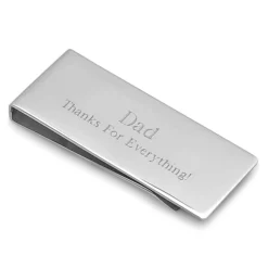 Custom Engraved Streamline Money Clip