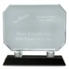 The Boss Crystal Award With Black Base