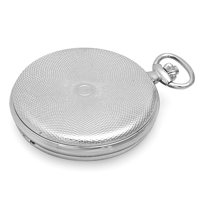 Engraved Quartz Charles Hubert Pocket Watch & Chain #3554 3 Engraved Quartz Charles Hubert Pocket Watch & Chain #3554 - Image 3