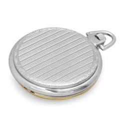 Two Tone Quartz Charles Hubert Pocket Watch & Chain #356` -Deals Zippo Gifts Store two tone quartz pocket watch chain by charles hubert 3560 82