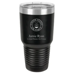 US Air Force Emblem Personalized 30 Ounce Tumbler