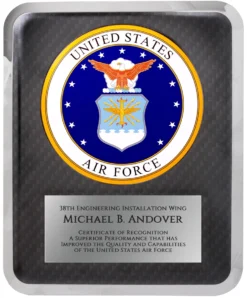 US Air Force Personalized Plaque