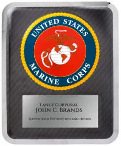 US Marine Corps Personalized Plaque