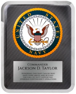 US Navy Personalized Pla@